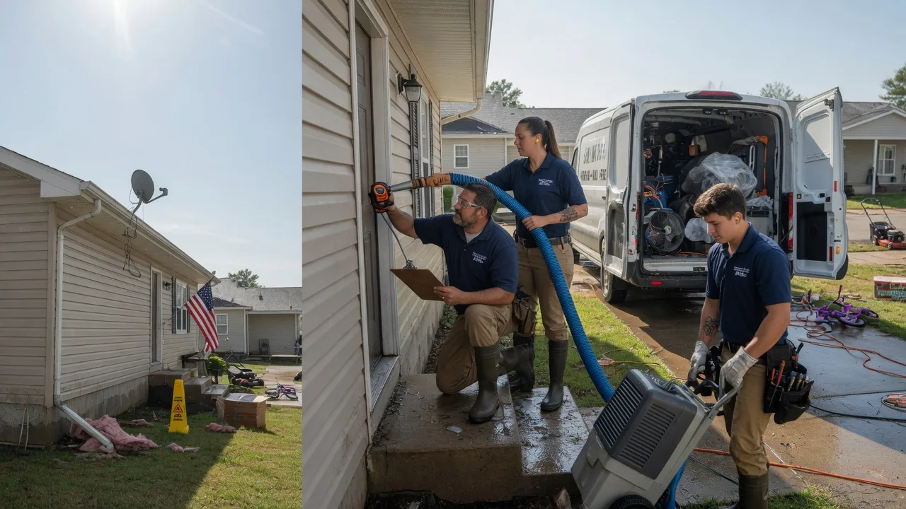 Ceiling Water Damage Restoration in New Germany, MN near me